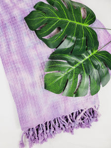 Bath Towel, Waffle Towel, Turkish Beach Towel, Handmade Tie dye