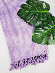 Bath Towel, Waffle Towel, Turkish Beach Towel, Handmade Tie dye