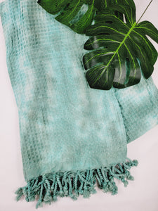 Bath Towel, Waffle Towel, Turkish Beach Towel, Handmade Tie dye