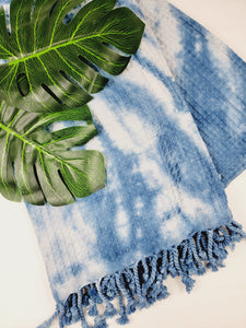 Bath Towel, Waffle Towel, Turkish Beach Towel, Handmade Tie dye