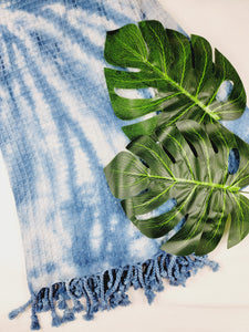 Bath Towel, Waffle Towel, Turkish Beach Towel, Handmade Tie dye