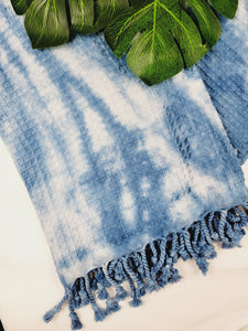 Bath Towel, Waffle Towel, Turkish Beach Towel, Handmade Tie dye