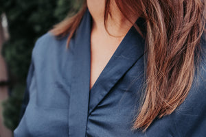 WRAPPED DRESS WIDE OPEN SLEEVES - EEBRU