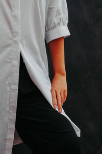 COTTON SHIRT DRESS SHORT SLEEVED - EEBRU