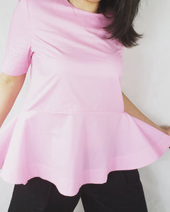 SHORT SLEEVED FOLDED COTTON SHIRT - EEBRU