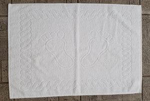 White Foot Towel 19x27 Inches